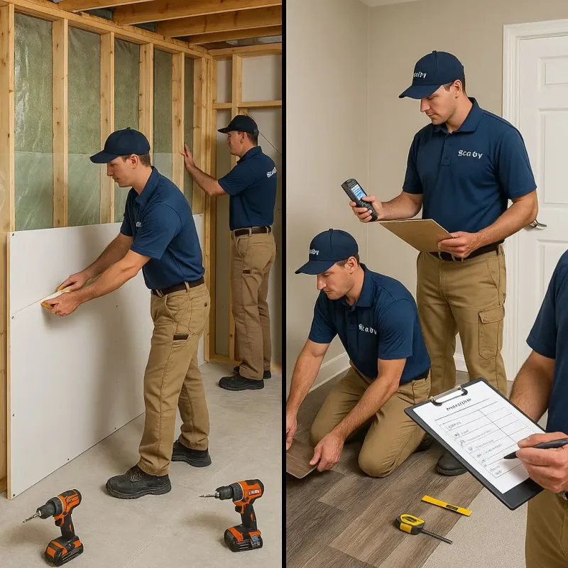 Repairs and Reconstruction process in Cherryville, PA