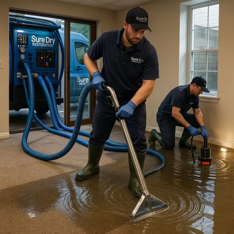Water Extraction and Removal process in Cherryville, PA